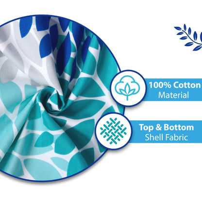 Silhouette leaves Classy Soft 144 TC 100% Cotton Dohar for Single Bed