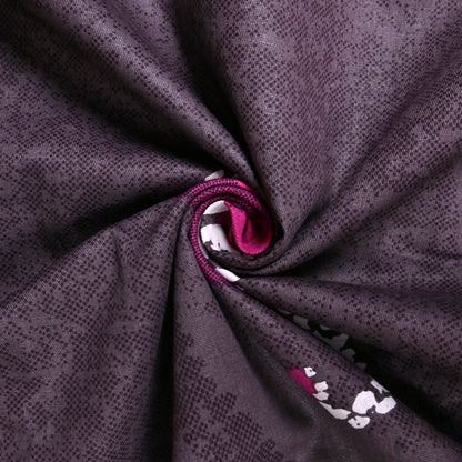 Paisley Essence Pure Cotton Dark Purple King Bedsheet – 180 TC