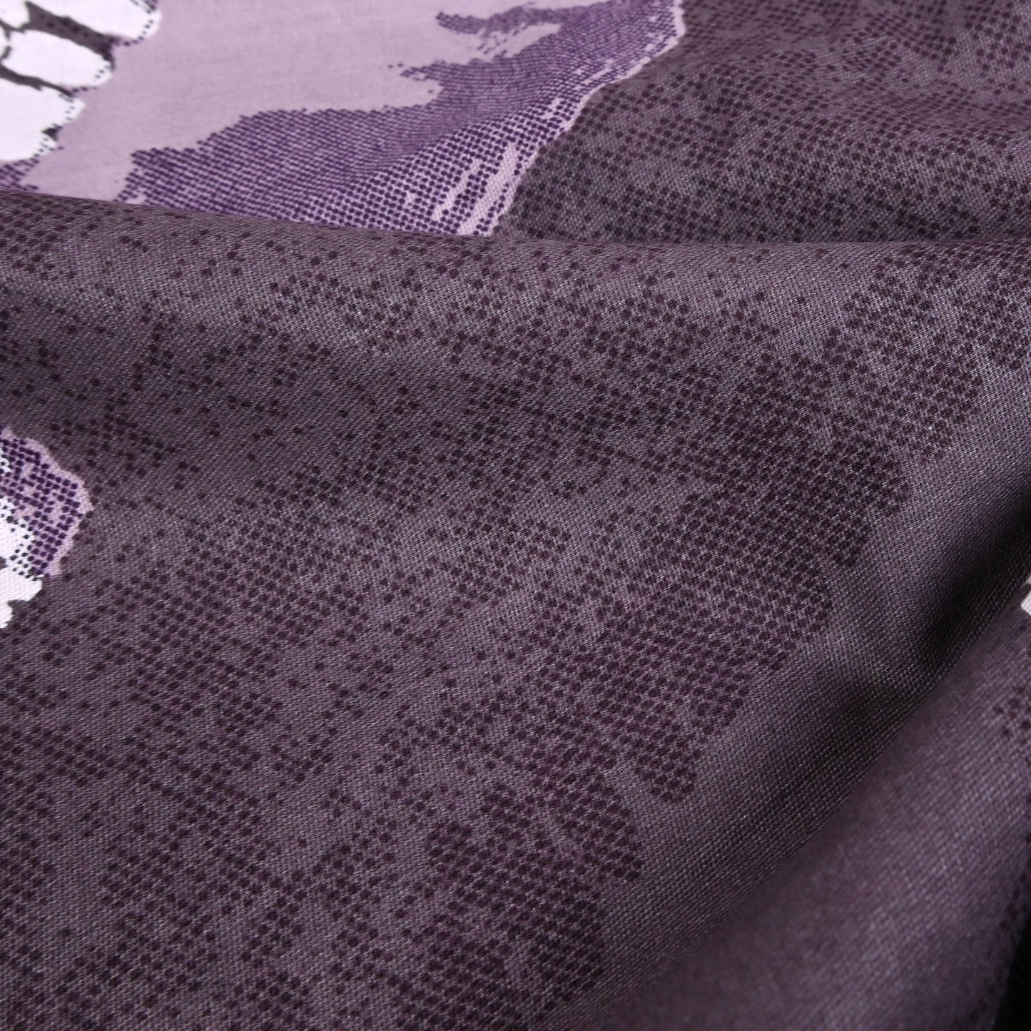 Paisley Essence Pure Cotton Dark Purple King Bedsheet – 180 TC