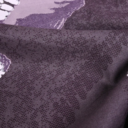 Paisley Essence Pure Cotton Dark Purple King Bedsheet – 180 TC