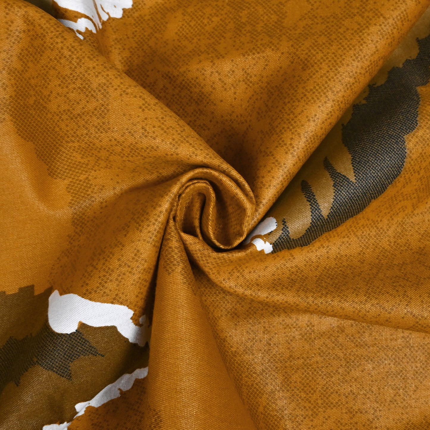 Paisley Essence Pure Cotton Brown King Bedsheet – 180 TC