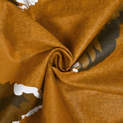 Paisley Essence Pure Cotton Brown King Bedsheet – 180 TC