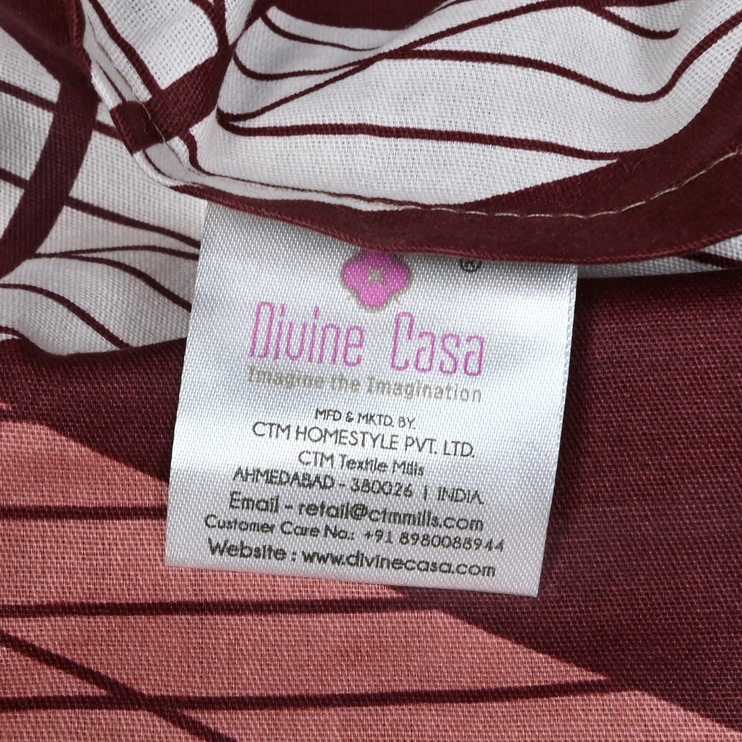 Desert Weave Pure Cotton Brown Geometric King Bedsheet – 180 TC