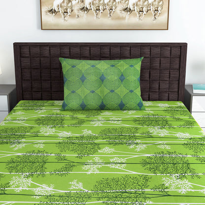 Leaflet Single Bed Bedsheet