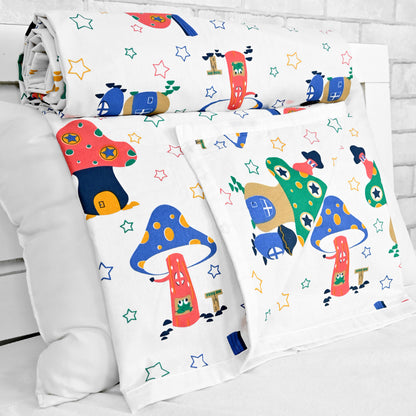 Bone White All Season AC Cotton Dohar for Single Bed