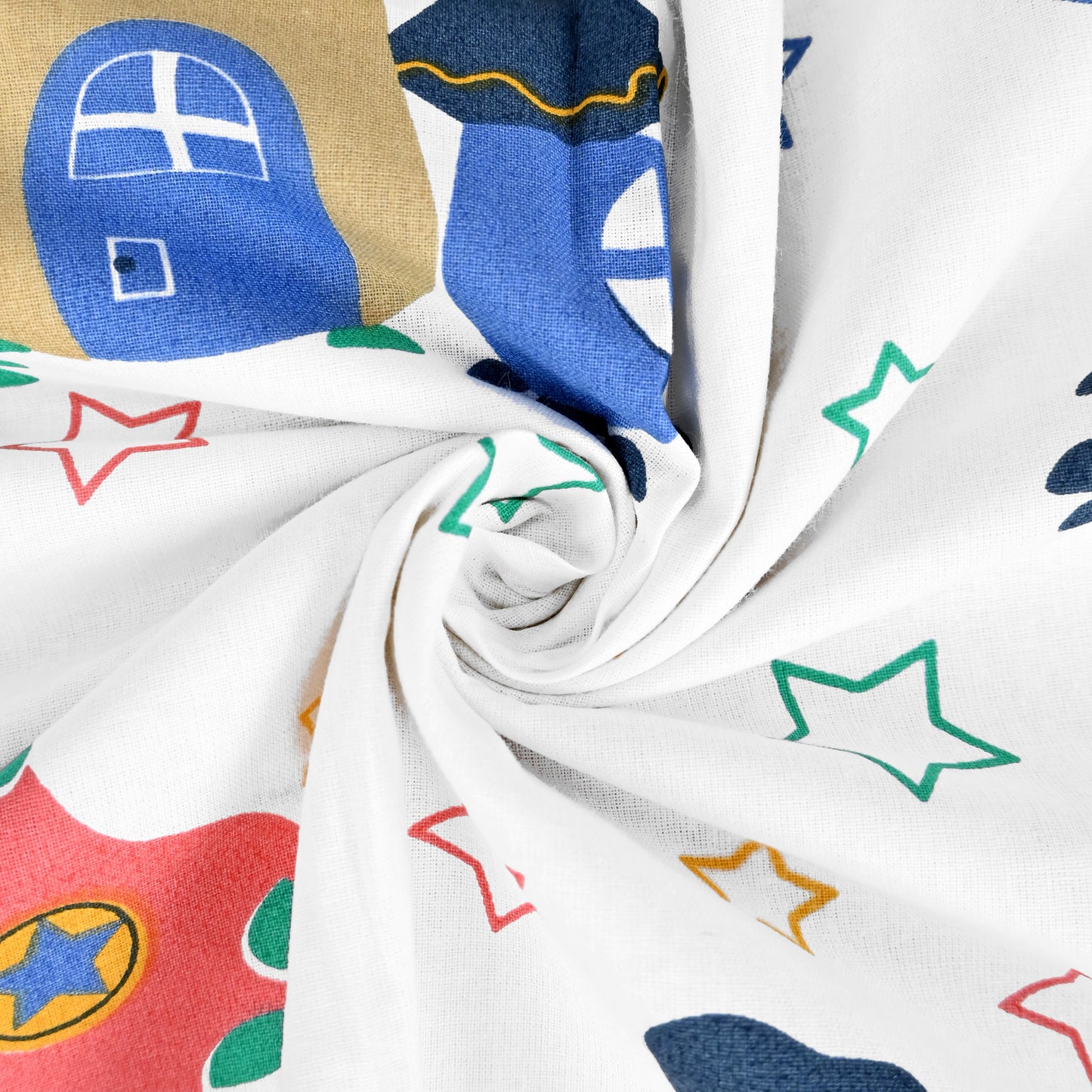 Bone White All Season AC Cotton Dohar for Single Bed