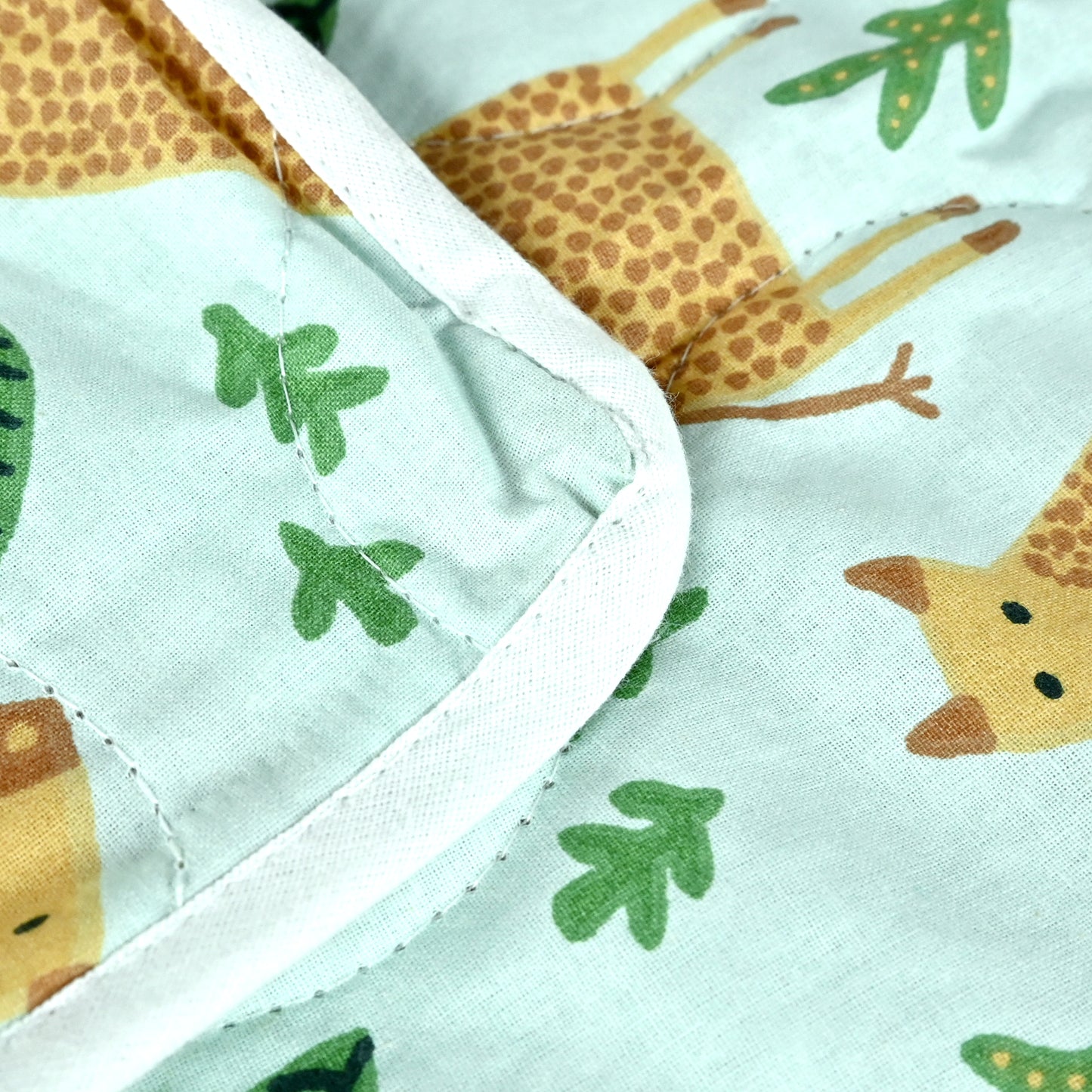 Misty Jade Abstract Single Bed Cotton Comforter – 120 GSM