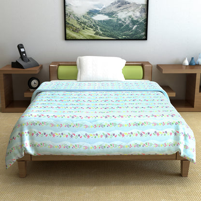 120 GSM Cosmic Sky Abstract Cotton Single Bed Comforter