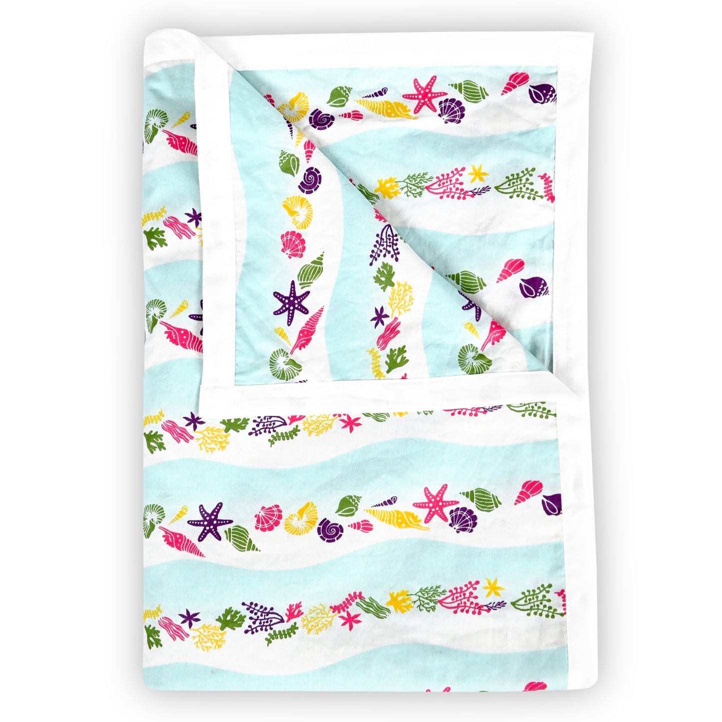 Mint Sky All Season Cotton AC Dohar for Single Bed