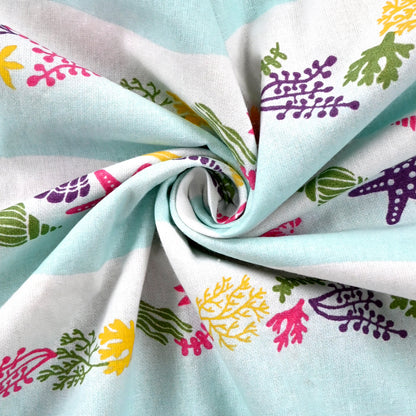 Mint Sky All Season Cotton AC Dohar for Single Bed