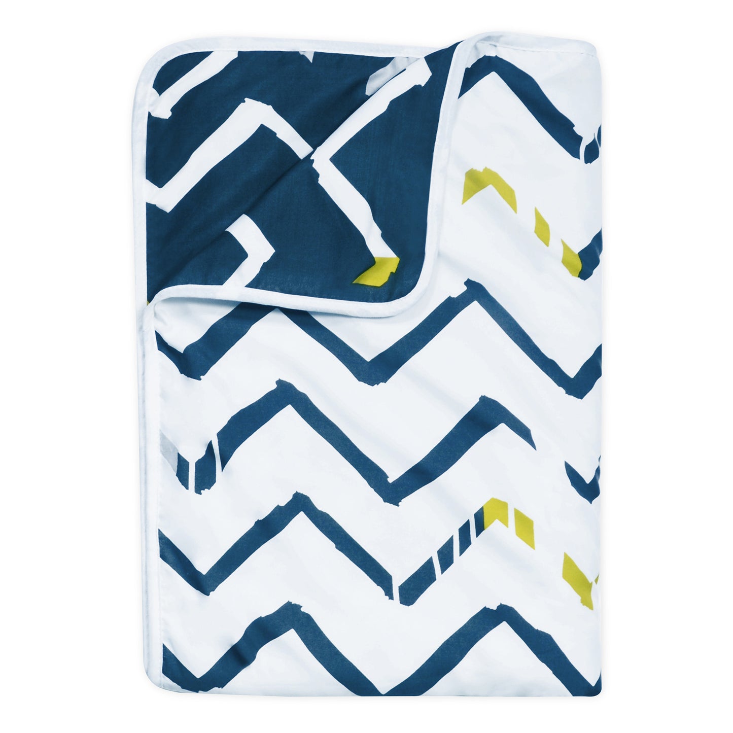 Dark Blue Abstract Print Soft Touch Microfiber Double Bed Dohar