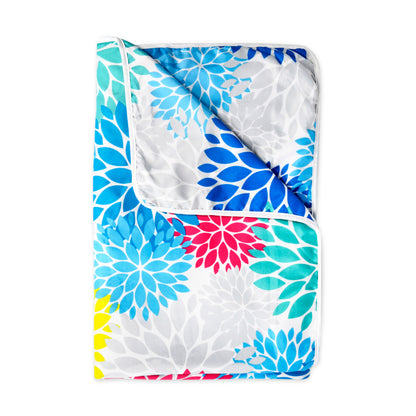 Blue Floral Fantasy All Season Microfiber Double Bed Dohar