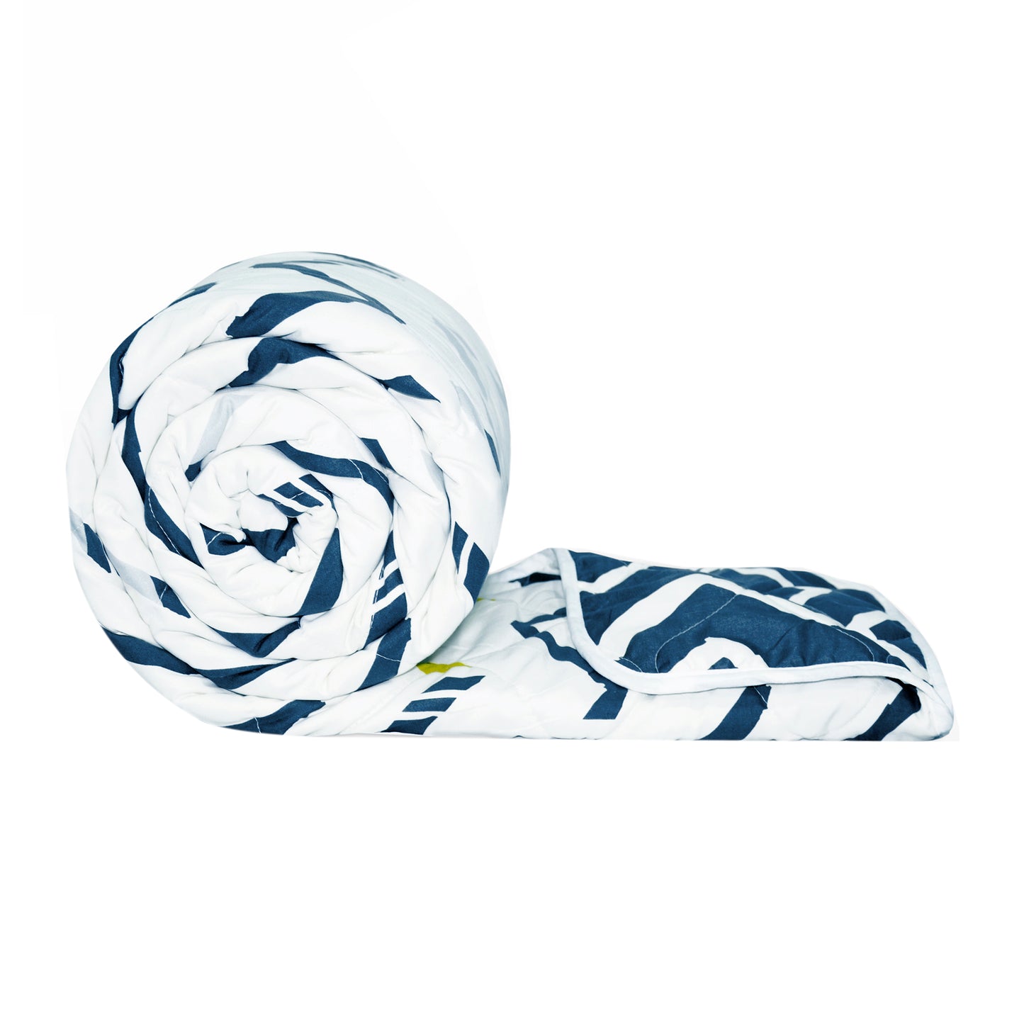 Blue Chevron Double Bed AC Quilt Comforter