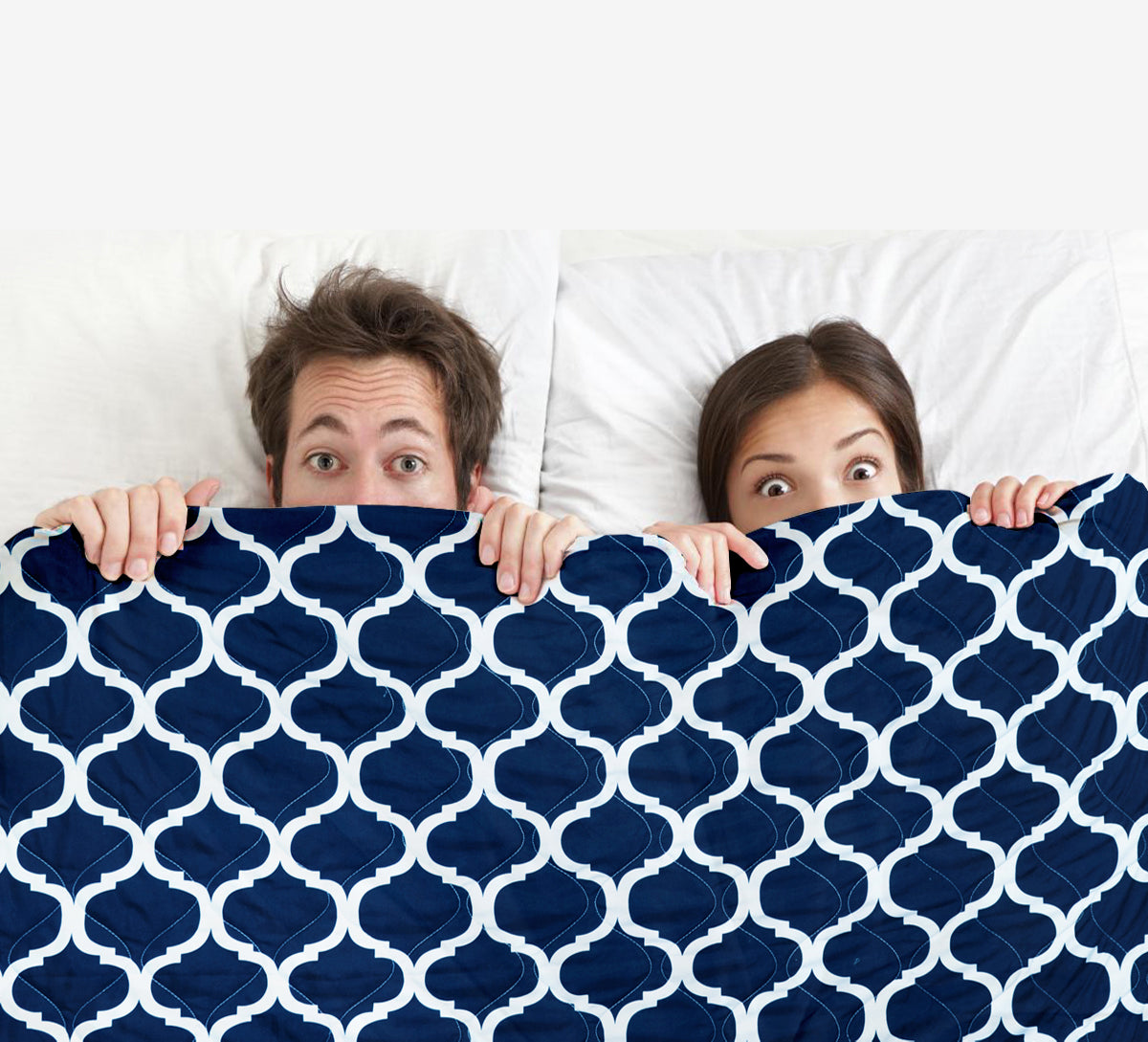 Quatrefoil Double Bed AC Quilt Comforter