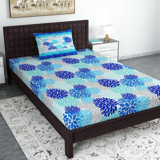 Silhouette leaves Single Bed Bedsheet