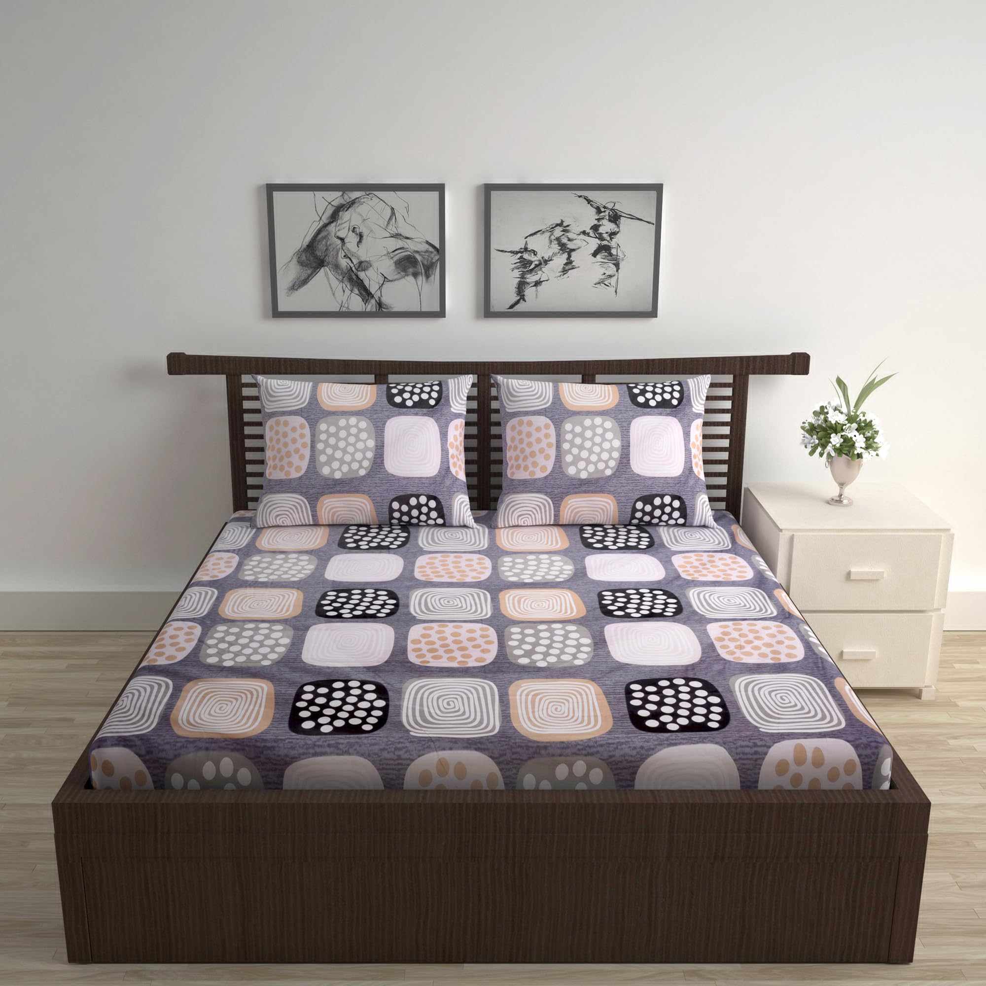 Double cot hotsell bed sheets