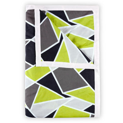 Jolly Green 144 TC 100% Cotton Geometric Print Double Bed AC Blanket Dohar for All Season