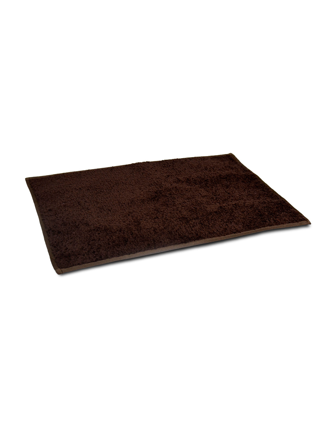 Microfiber Door Mat for Indoor/Outdoor Non Slip Rubber Dark Brown Set of 2